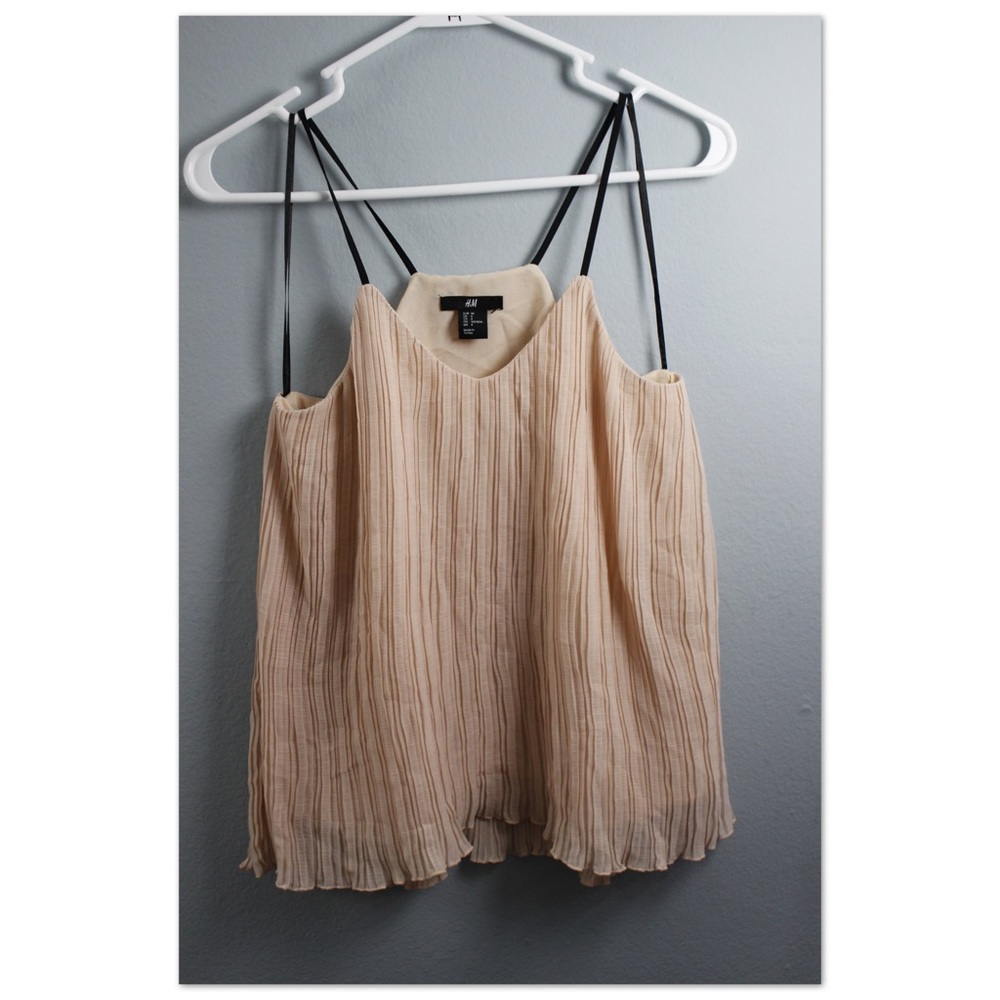 H&M Pleated Camisole Top